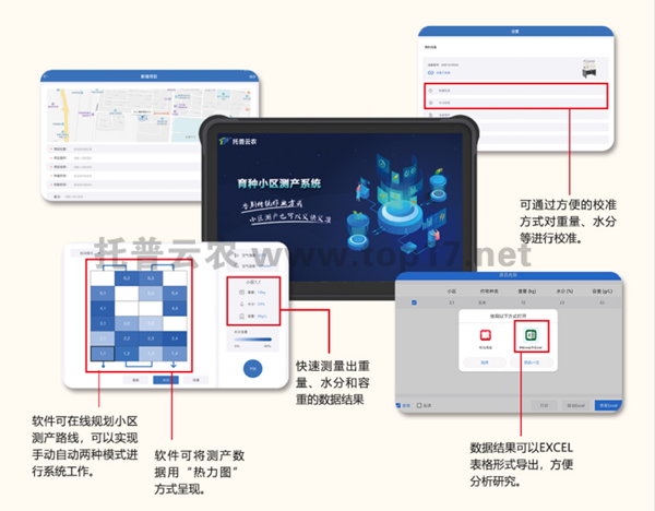 育種小區(qū)測產(chǎn)系統(tǒng)軟件界面